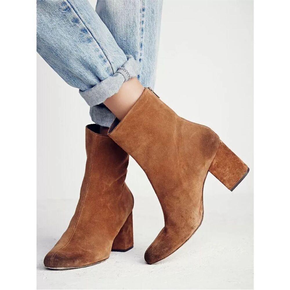 Free People Cecile Suede Ankle Boots